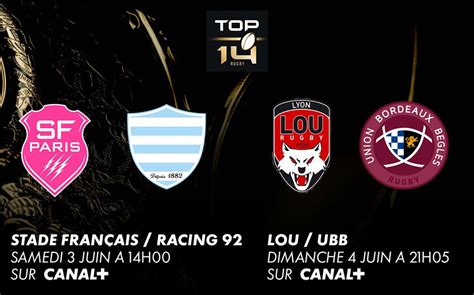 barrages top 14 direct